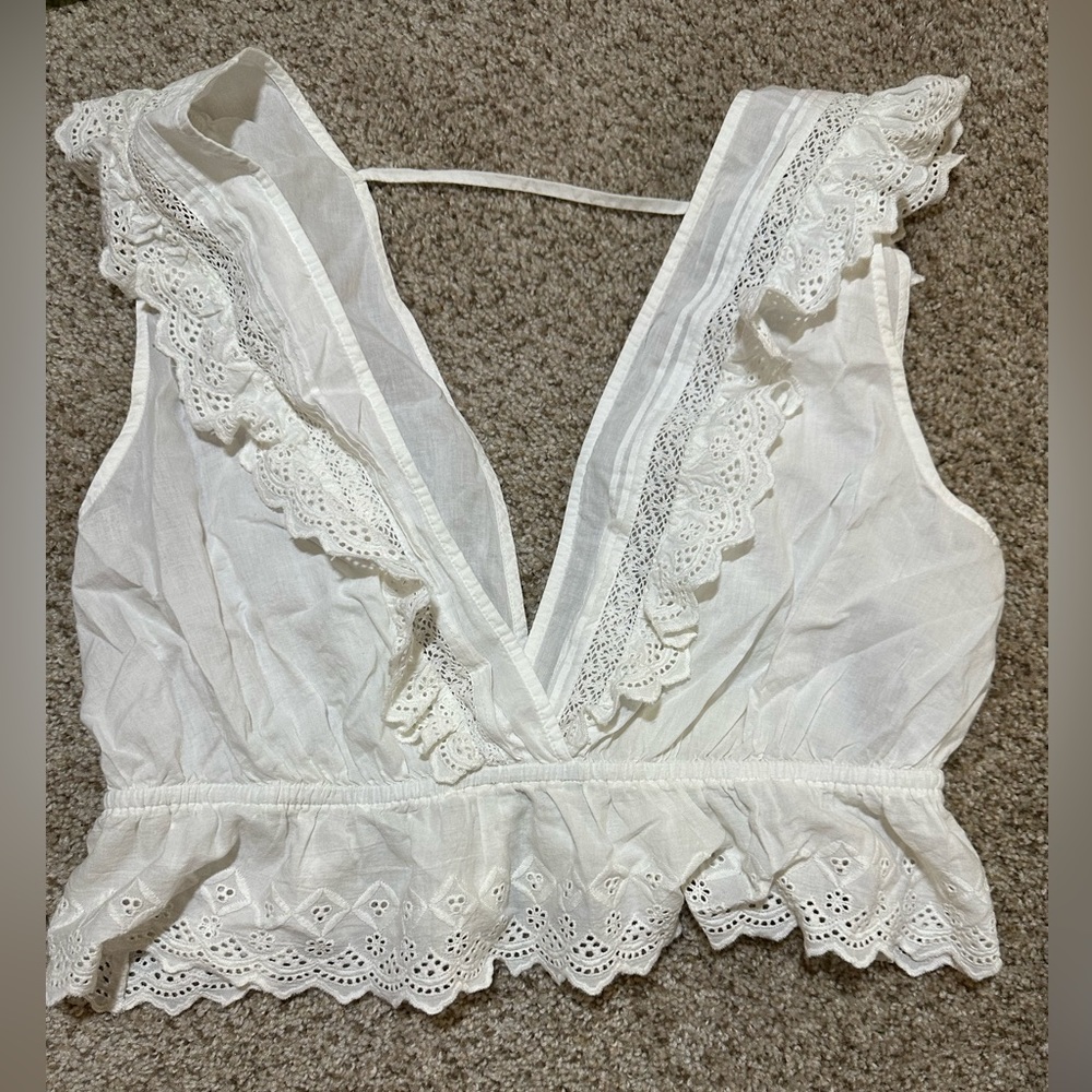 Cute white tank top